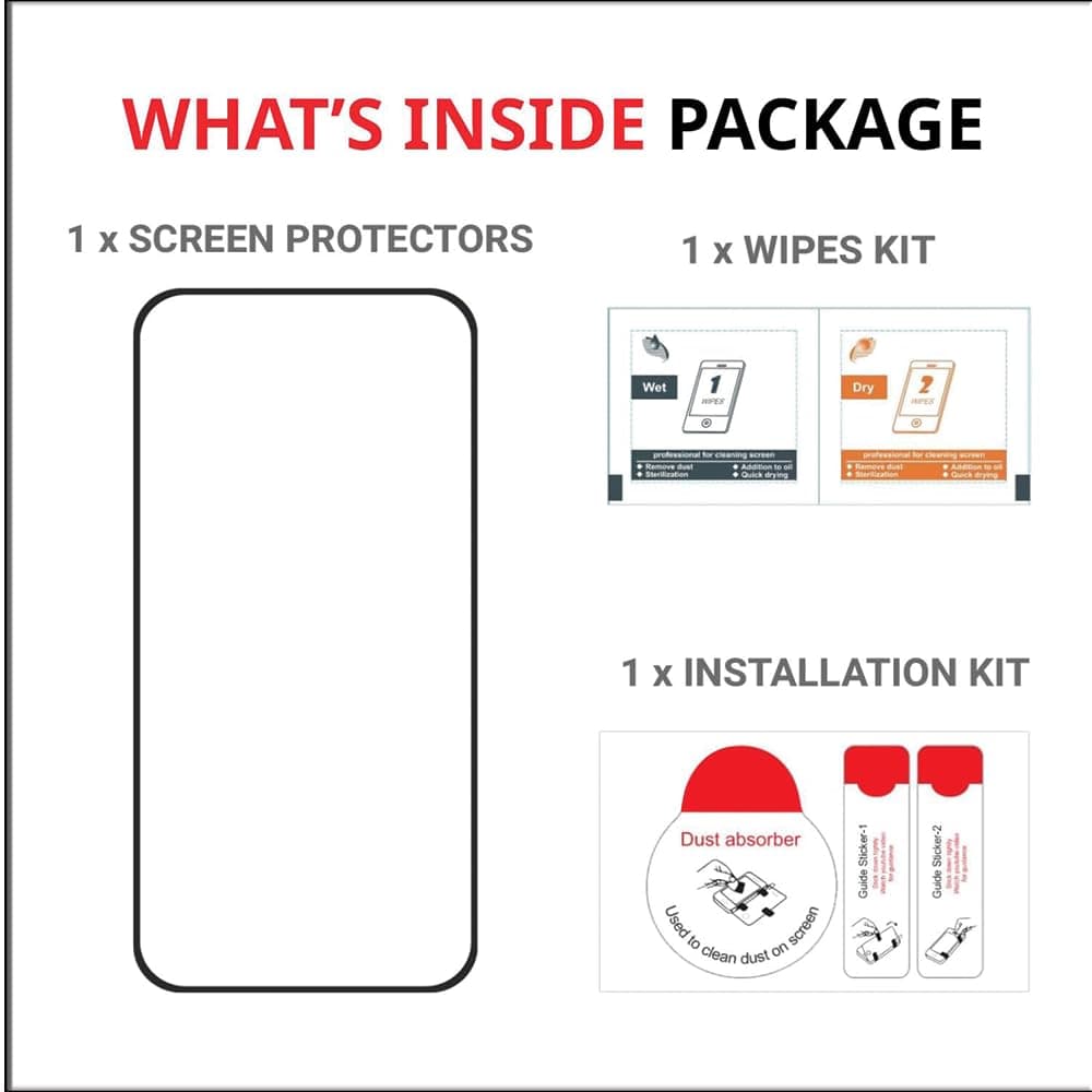 iPhone 17 Pro Max Tempered Glass Screen Protector view 5