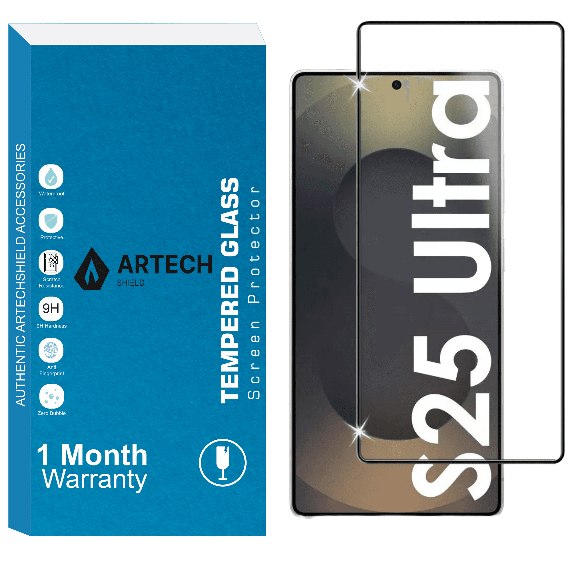 Samsung Galaxy S25 Ultra Tempered Glass Screen Protector